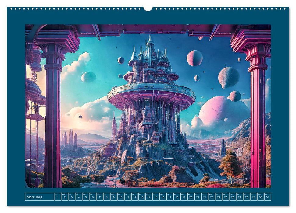 Außerirdische Zivilisationen (CALVENDO Wandkalender 2026)