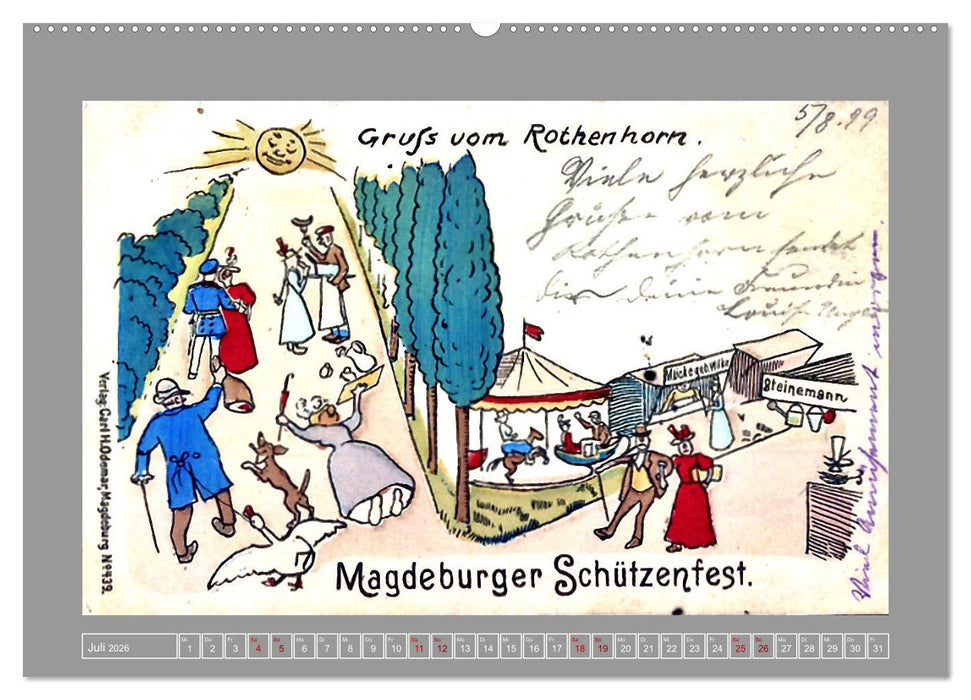 Gruß aus Magdeburg (CALVENDO Premium Wandkalender 2026)