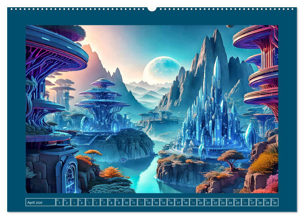 Außerirdische Zivilisationen (CALVENDO Premium Wandkalender 2026)