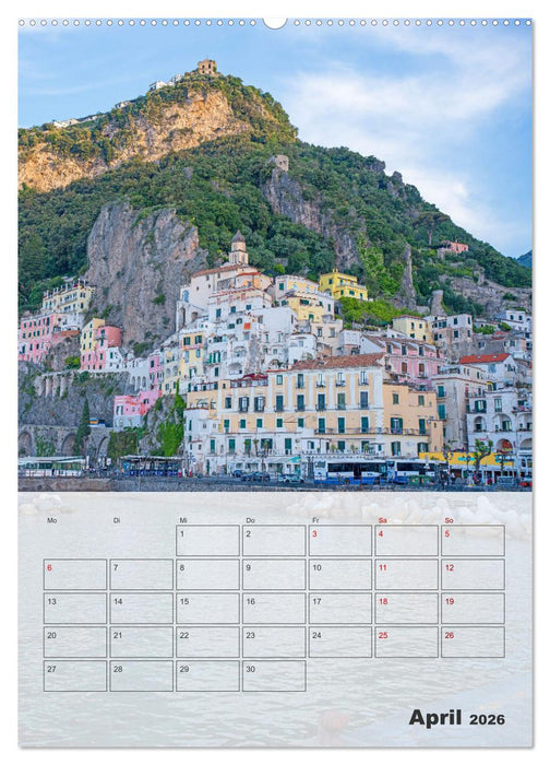 Italien - von den Alpen bis zur Amalfiküste (CALVENDO Premium Wandkalender 2026)