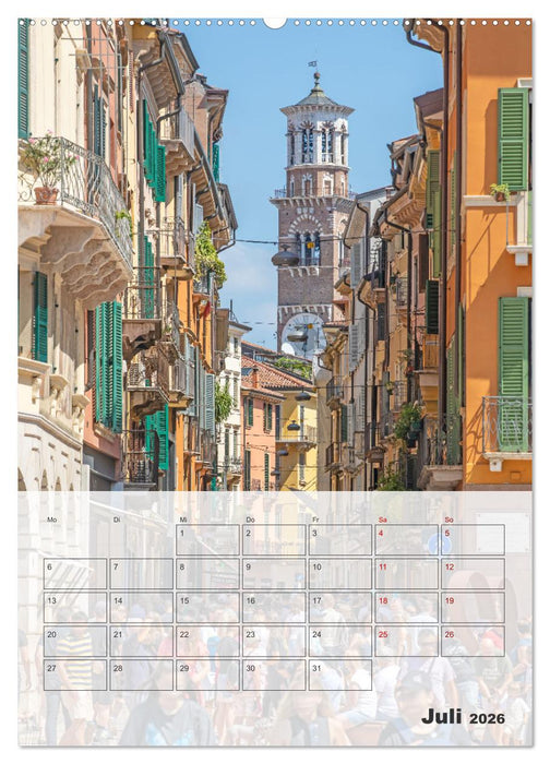 Italien - von den Alpen bis zur Amalfiküste (CALVENDO Premium Wandkalender 2026)