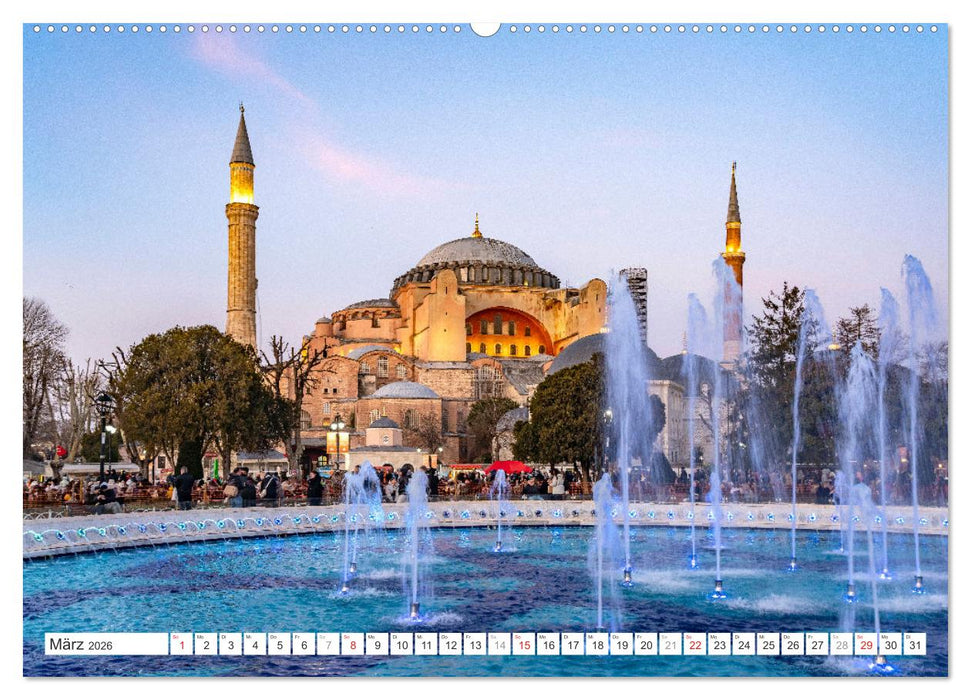 Türkei - Istanbul (CALVENDO Premium Wandkalender 2026)