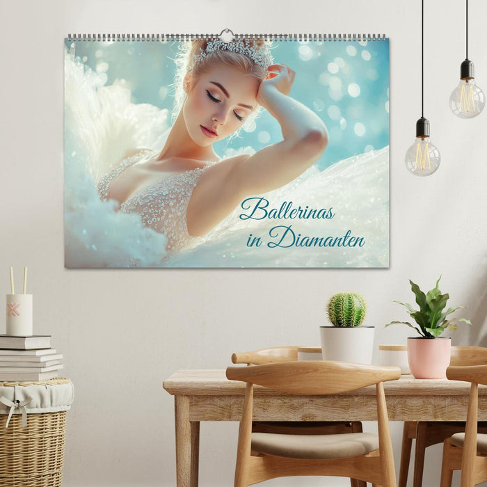 Ballerinas in Diamanten (CALVENDO Wandkalender 2026)