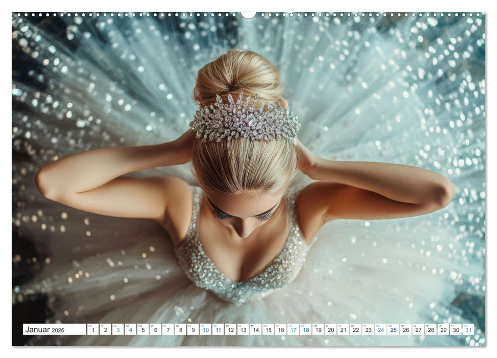 Ballerinas in Diamanten (CALVENDO Wandkalender 2026)