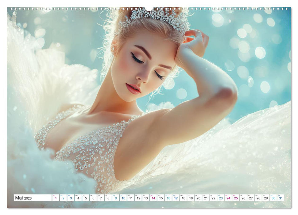 Ballerinas in Diamanten (CALVENDO Wandkalender 2026)