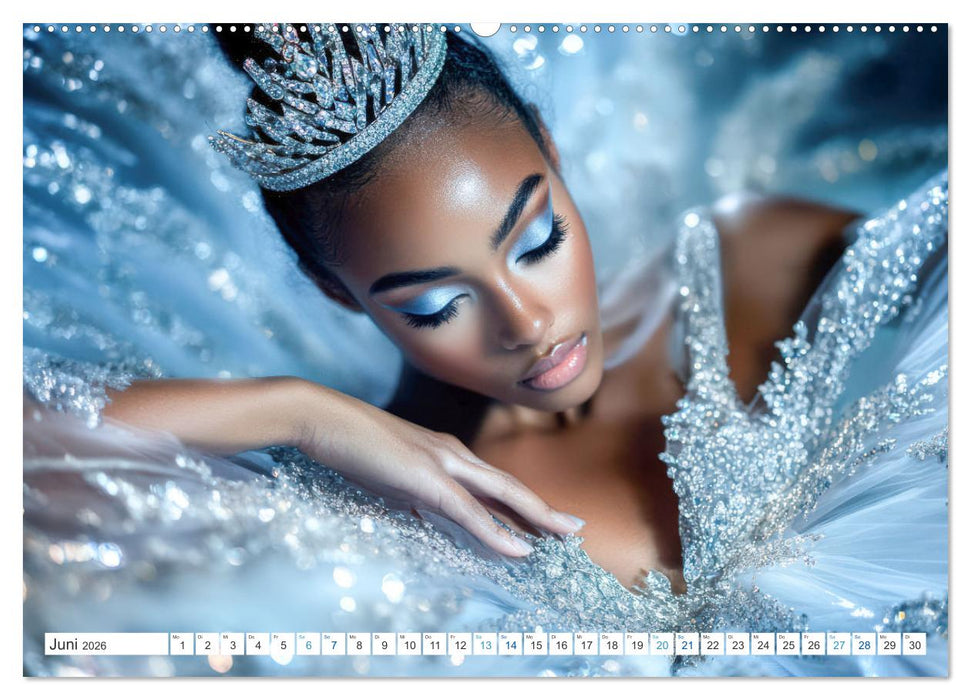 Ballerinas in Diamanten (CALVENDO Wandkalender 2026)