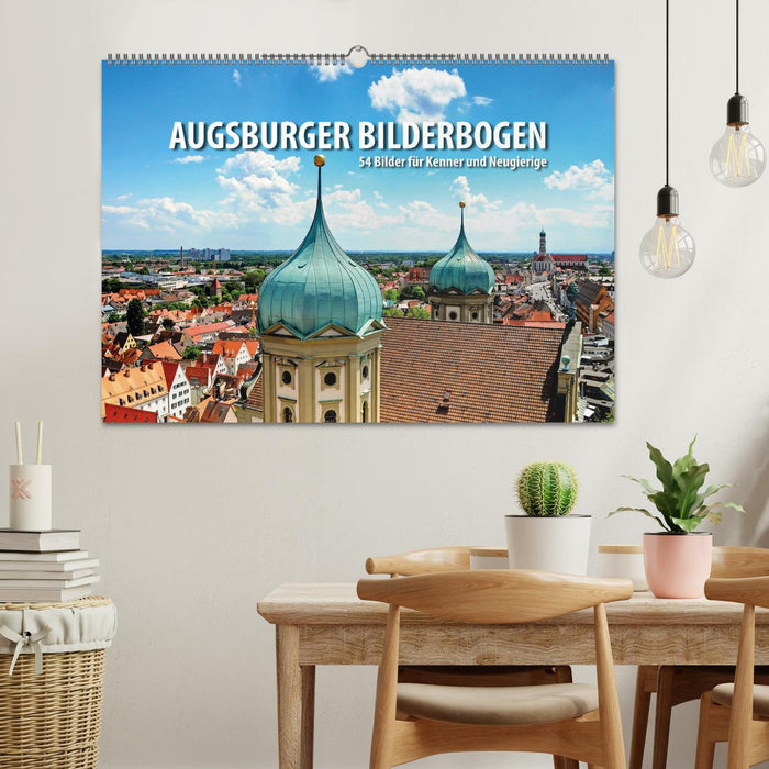 Augsburger Bilderbogen – 54 Bilder für Kenner und Neugierige (CALVENDO Wandkalender 2026)