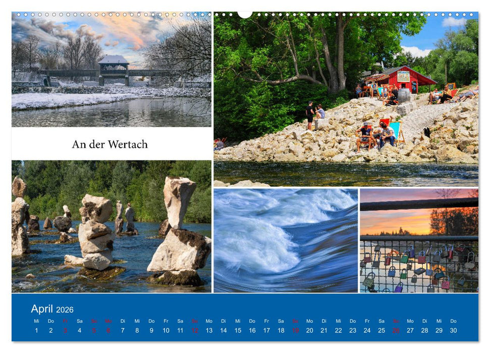 Augsburger Bilderbogen – 54 Bilder für Kenner und Neugierige (CALVENDO Premium Wandkalender 2026)
