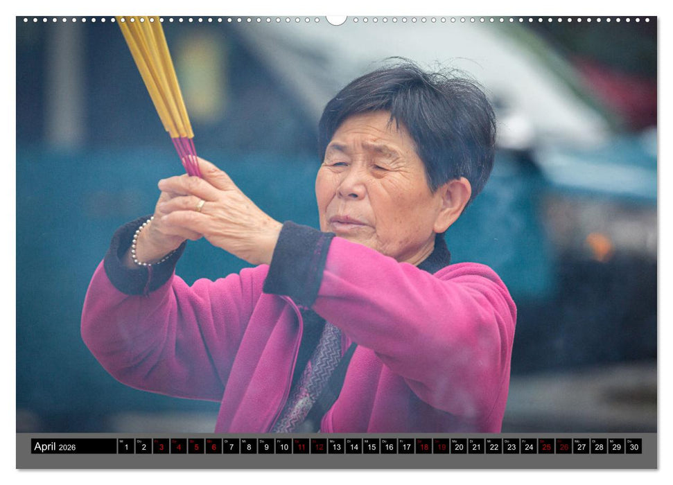 Asien - Gesichter eines Kontinents (CALVENDO Wandkalender 2026)
