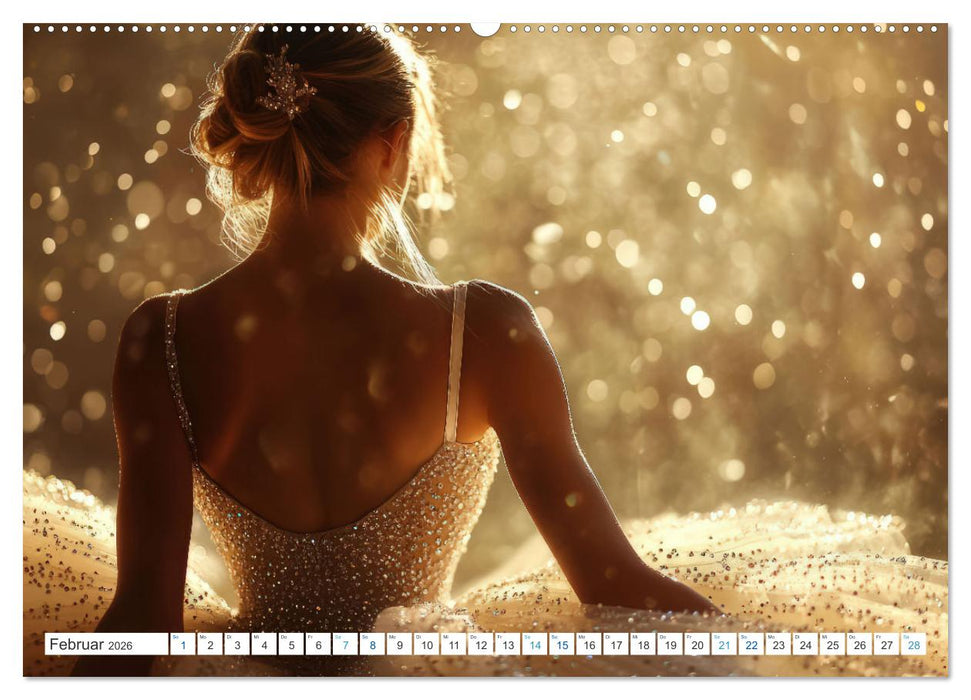 Ballerinas in Diamanten (CALVENDO Premium Wandkalender 2026)