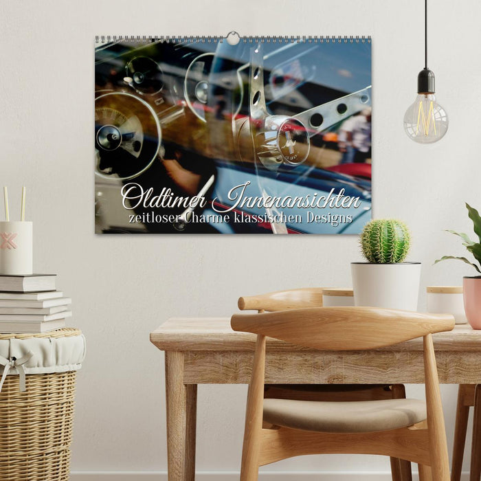 Oldtimer Innenansichten (CALVENDO Wandkalender 2026)