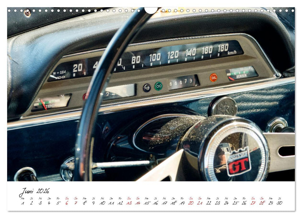 Oldtimer Innenansichten (CALVENDO Wandkalender 2026)