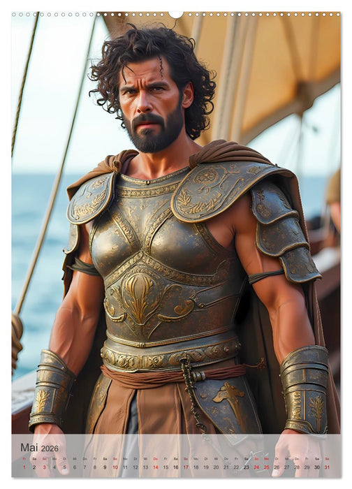 Griechische Mythologie - Götter, Helden und Monster (CALVENDO Wandkalender 2026)