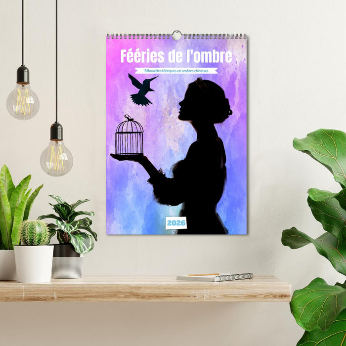 Fééries de l'ombre (CALVENDO Calendrier mensuel 2026)