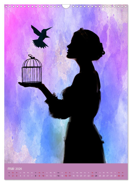 Fééries de l'ombre (CALVENDO Calendrier mensuel 2026)