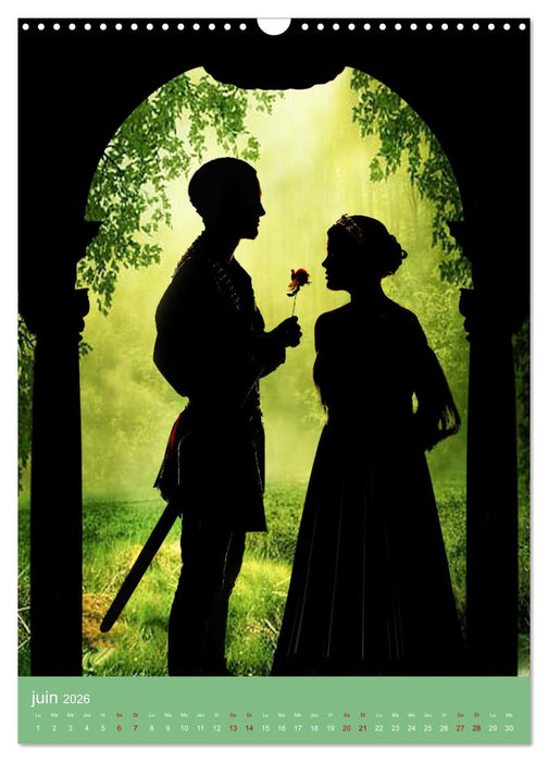Fééries de l'ombre (CALVENDO Calendrier mensuel 2026)