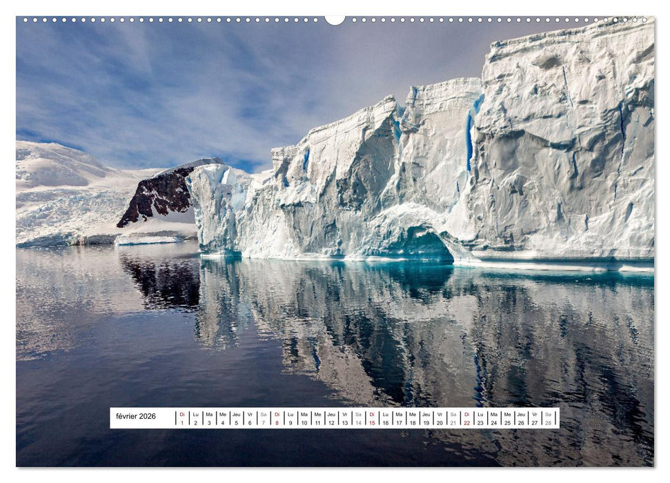 L'Antarctique magique (CALVENDO Calendrier mensuel 2026)
