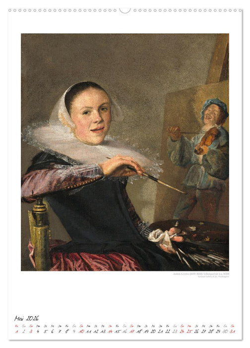 Alte Meisterinnen - Künstlerinnen des 17. und 18. Jahrhunderts Kunstkalender (CALVENDO Premium Wandkalender 2026)