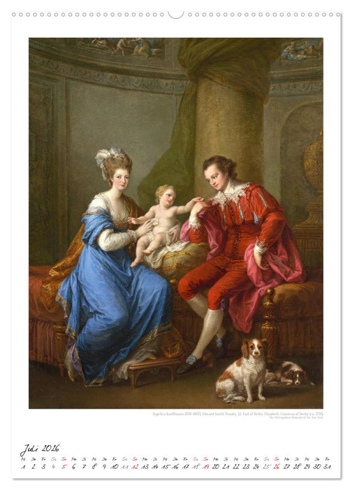 Alte Meisterinnen - Künstlerinnen des 17. und 18. Jahrhunderts Kunstkalender (CALVENDO Premium Wandkalender 2026)