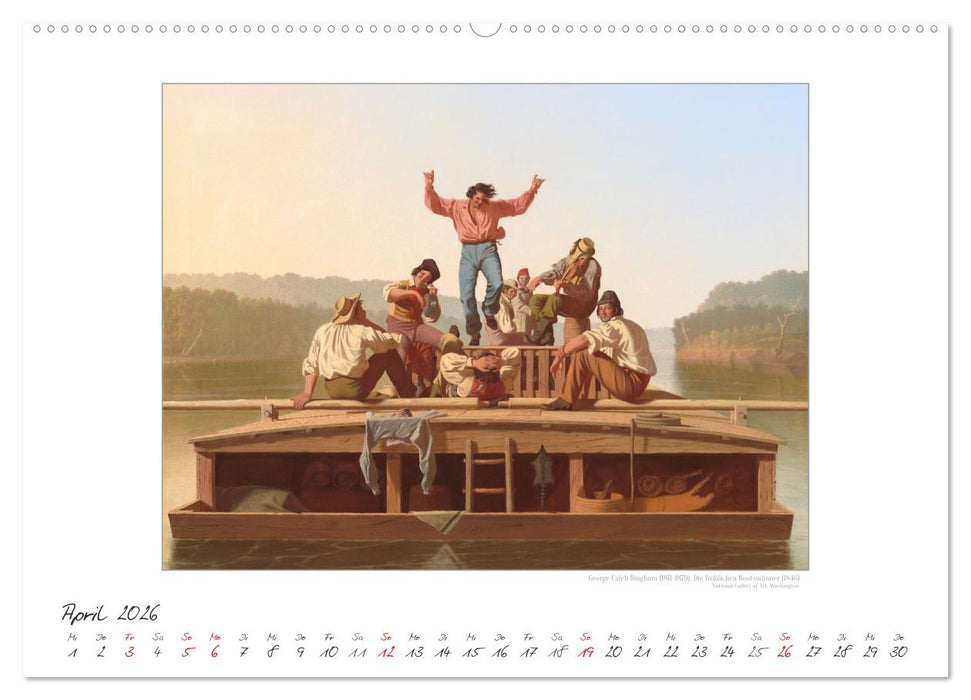 Party Time - Das Fest in der Kunst Kunstkalender (CALVENDO Wandkalender 2026)