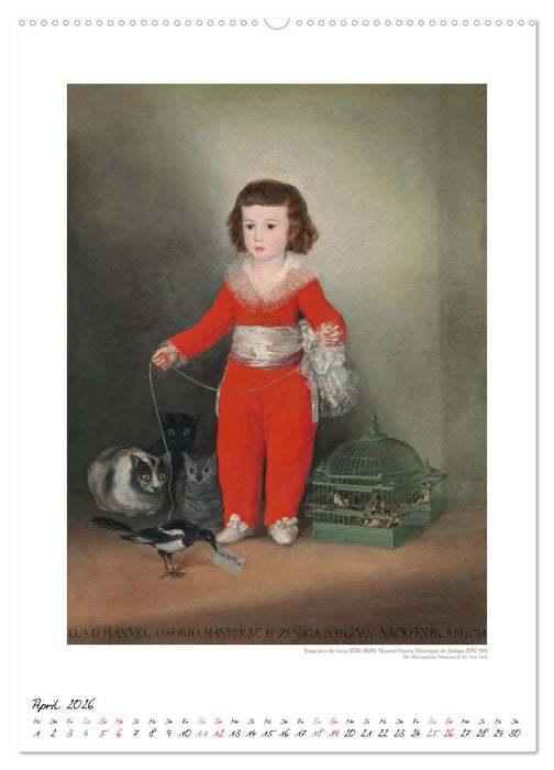 Beste Freunde Hund - Katze - Vogel - Mensch Kunstkalender (CALVENDO Premium Wandkalender 2026)