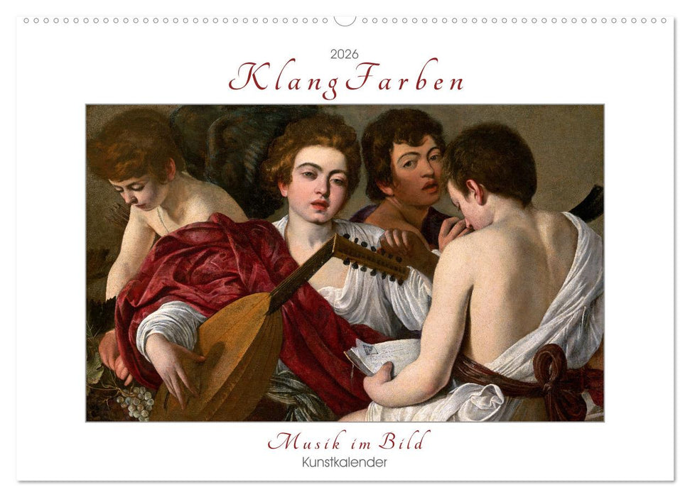 KlangFarben - Musik im Bild Kunstkalender (CALVENDO Wandkalender 2026)