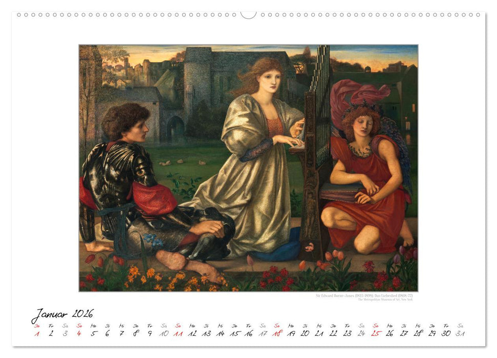 KlangFarben - Musik im Bild Kunstkalender (CALVENDO Wandkalender 2026)