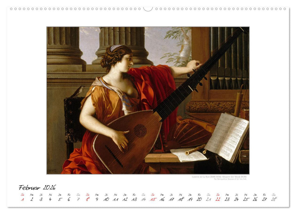 KlangFarben - Musik im Bild Kunstkalender (CALVENDO Wandkalender 2026)