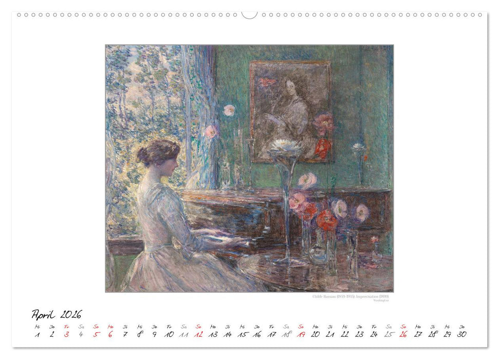 KlangFarben - Musik im Bild Kunstkalender (CALVENDO Wandkalender 2026)