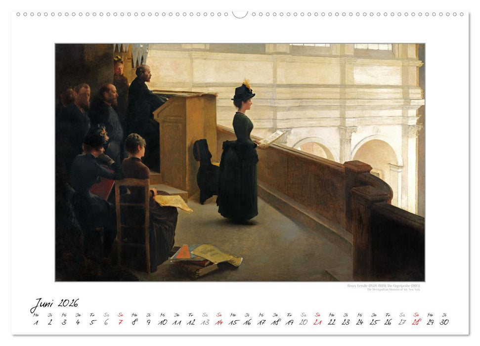 KlangFarben - Musik im Bild Kunstkalender (CALVENDO Wandkalender 2026)