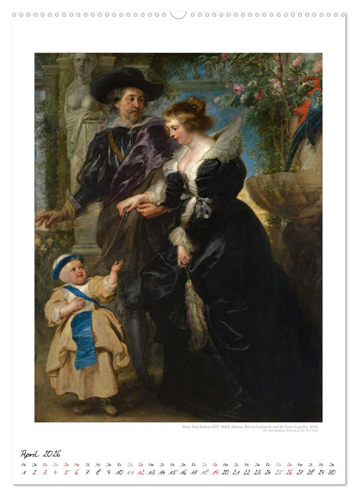 Das Bild vom Ich - Selbstporträts aus vier Jahrhunderten (CALVENDO Premium Wandkalender 2026)