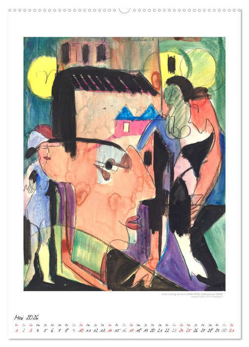 Das Bild vom Ich - Selbstporträts aus vier Jahrhunderten (CALVENDO Premium Wandkalender 2026)