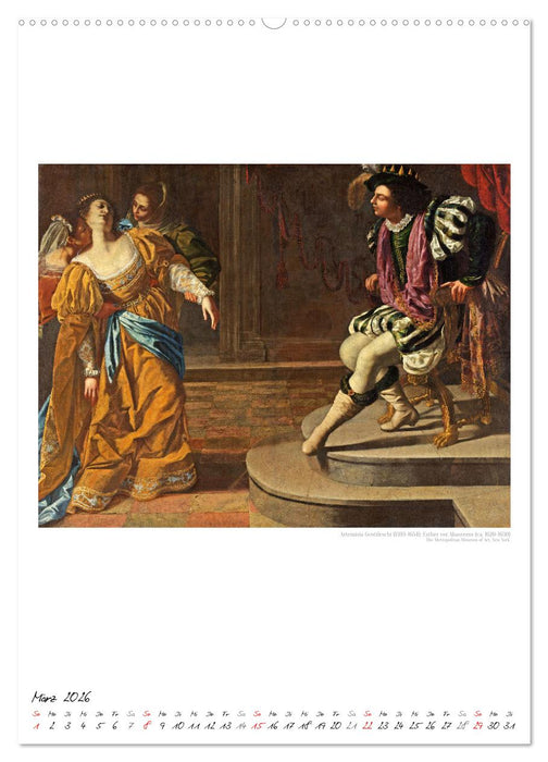 Alte Meisterinnen - Künstlerinnen des 17. und 18. Jahrhunderts Kunstkalender (CALVENDO Wandkalender 2026)