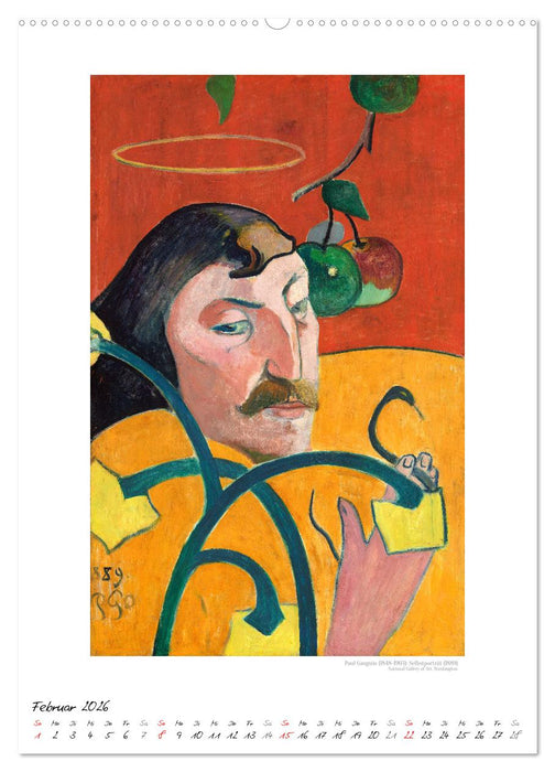 Das Bild vom Ich - Selbstporträts aus vier Jahrhunderten (CALVENDO Wandkalender 2026)