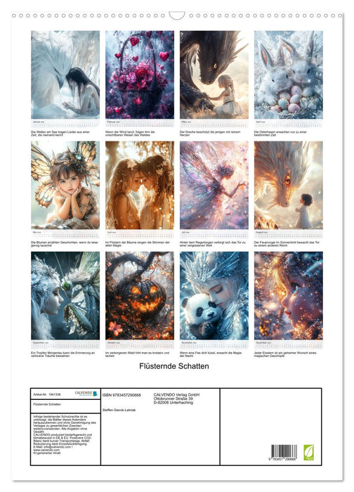 Flüsternde Schatten (CALVENDO Wandkalender 2026)