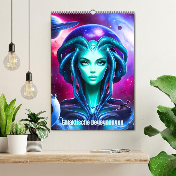 Galaktische Begegnungen (CALVENDO Wandkalender 2026)