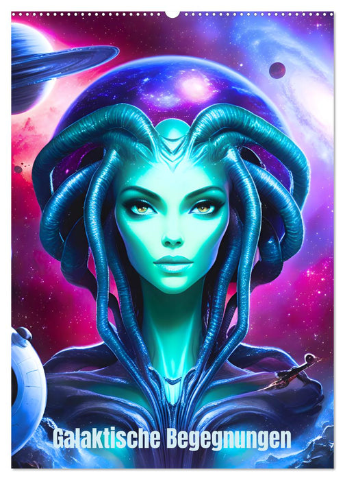 Galaktische Begegnungen (CALVENDO Wandkalender 2026)