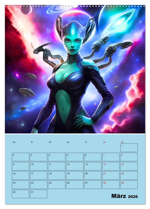 Galaktische Begegnungen (CALVENDO Wandkalender 2026)