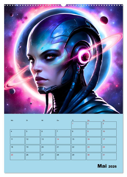 Galaktische Begegnungen (CALVENDO Wandkalender 2026)