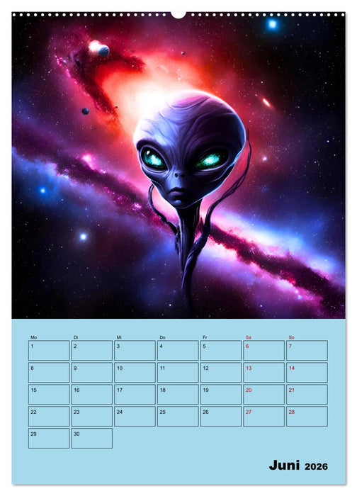 Galaktische Begegnungen (CALVENDO Wandkalender 2026)
