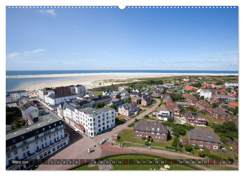 Ostfriesische Inseln - Borkum, Norderney, Juist, Baltrum, Langeoog, Spiekeroog, Wangerooge (CALVENDO Wandkalender 2026)