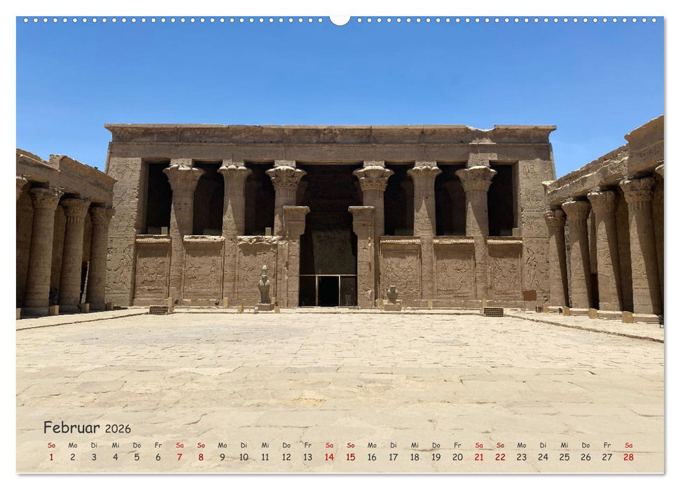 Zwischen Luxor und Abu Simbel - Eine Reise durch die Dynastien (CALVENDO Wandkalender 2026)