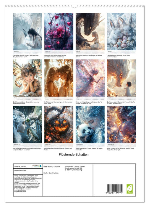 Flüsternde Schatten (CALVENDO Premium Wandkalender 2026)