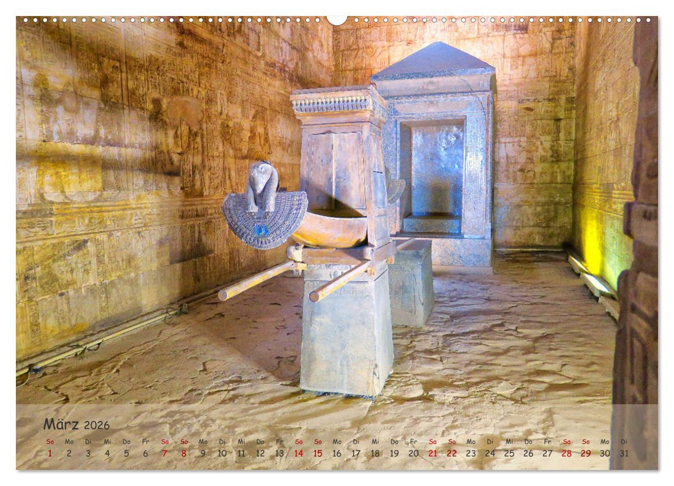 Zwischen Luxor und Abu Simbel - Eine Reise durch die Dynastien (CALVENDO Premium Wandkalender 2026)