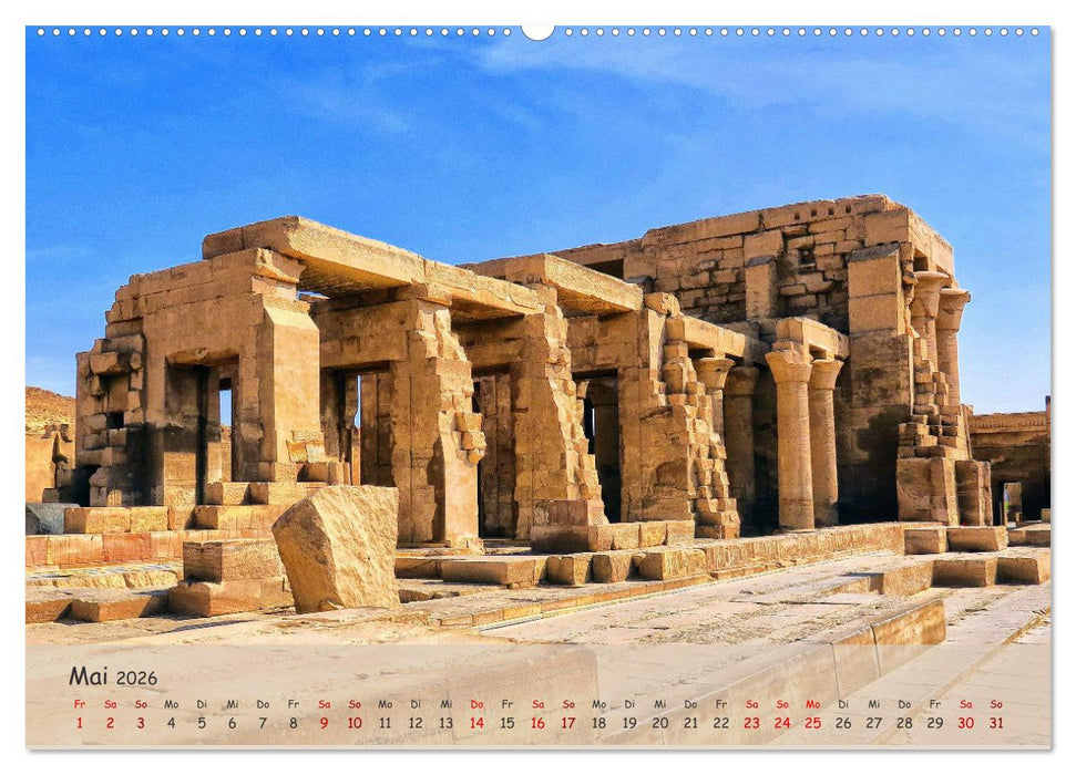 Zwischen Luxor und Abu Simbel - Eine Reise durch die Dynastien (CALVENDO Premium Wandkalender 2026)