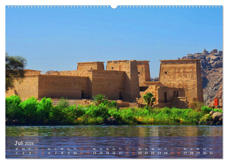 Zwischen Luxor und Abu Simbel - Eine Reise durch die Dynastien (CALVENDO Premium Wandkalender 2026)