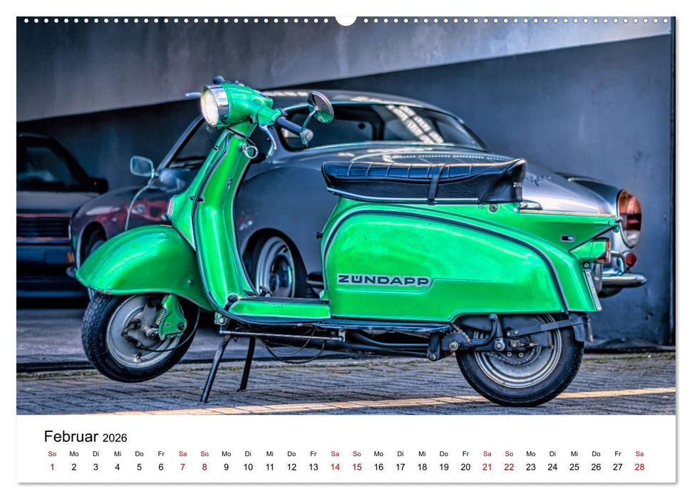Zündapp-Träume (CALVENDO Premium Wandkalender 2026)
