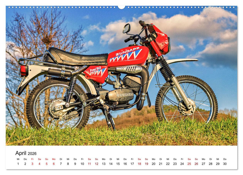 Zündapp-Träume (CALVENDO Premium Wandkalender 2026)