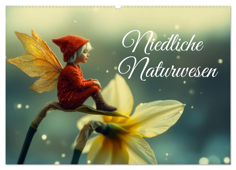 Niedliche Naturwesen (CALVENDO Wandkalender 2026)