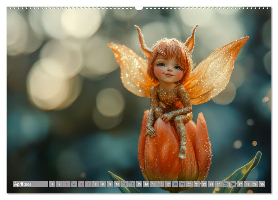 Niedliche Naturwesen (CALVENDO Wandkalender 2026)